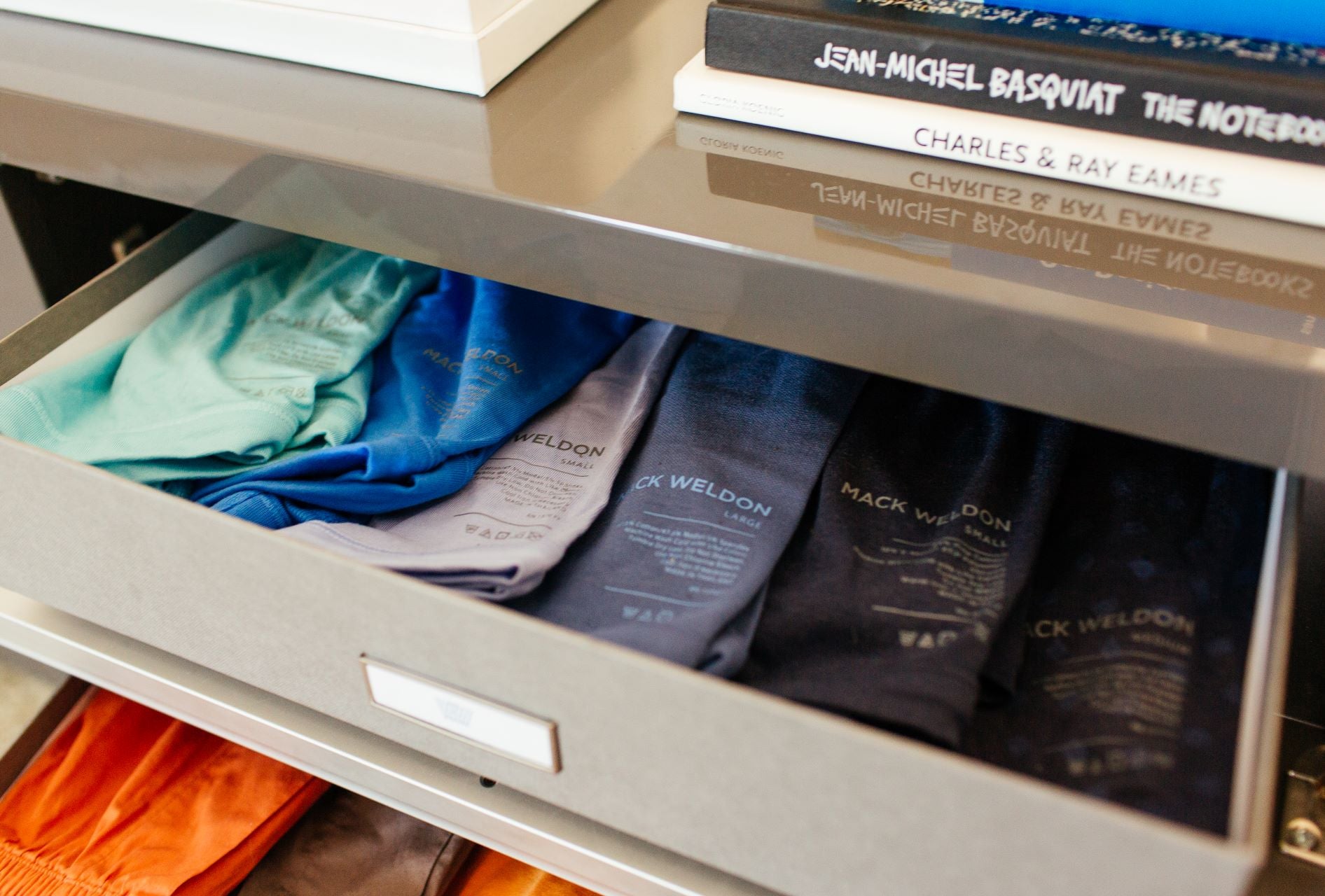 inside the BOSTON, MA - SEAPORT Mack Weldon store