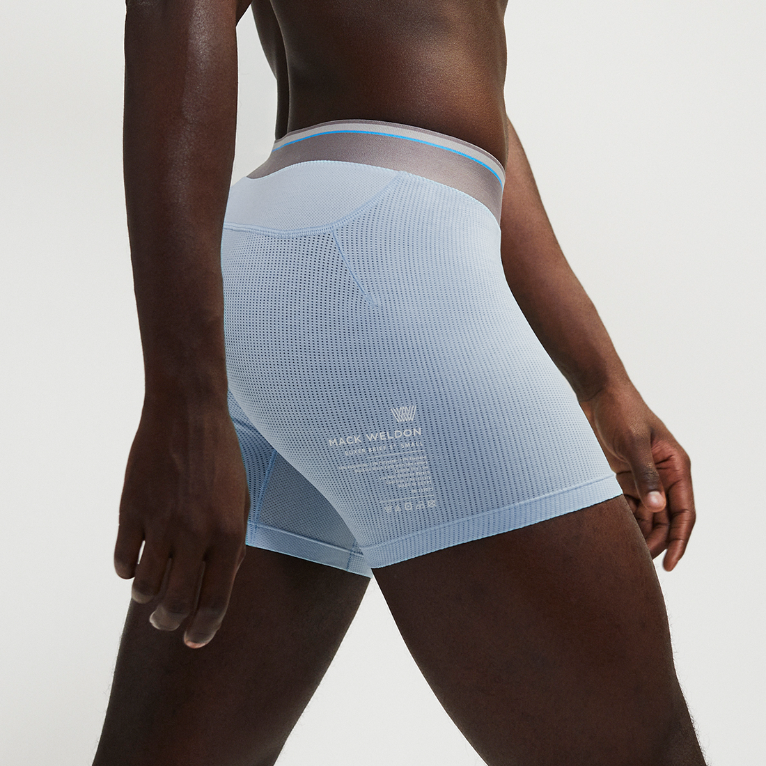 profile image of a man wearing light blue AIRKNITx boxer briefs
