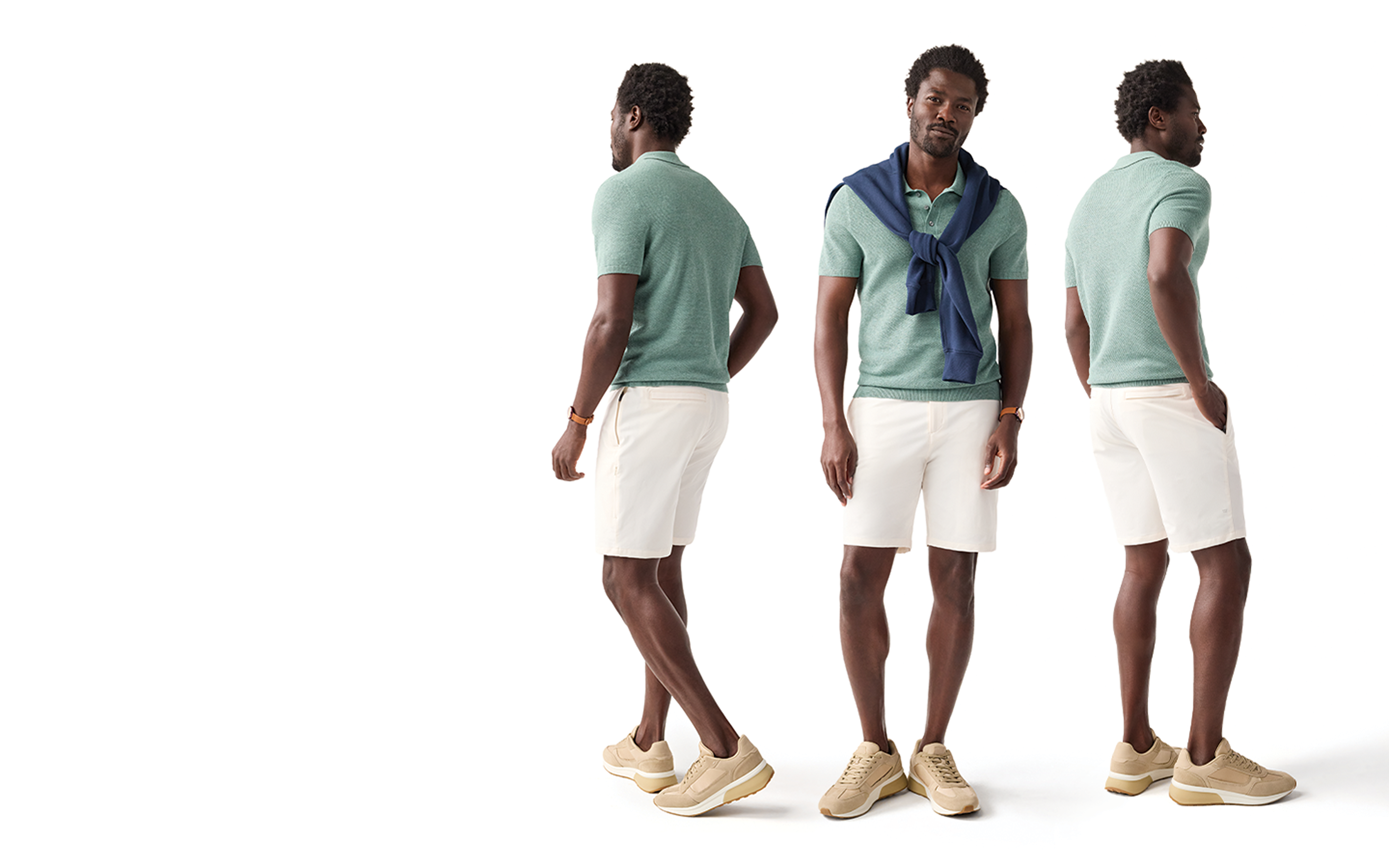 Man wearing Radius Flex Short 